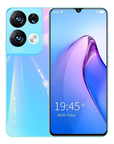 Teléfono Inteligente Android Azul Claro Rino 8 Pro 6.7 Pulga