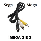 Cabo Av Para Sega Mega Drive 2 E 3 Modelo Menor Sega Genesis