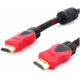 Cable Hdmi 3 Metros Filtros Mallado V1.4 Calidad Premium