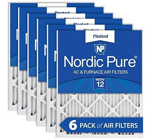 Filtros De Aire Nordic Pure 18x24x1 Merv 12 - Pack 6