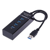 Hub 4 Puertos Multi Usb Adaptador 3.0 Indicador De Luz Led 