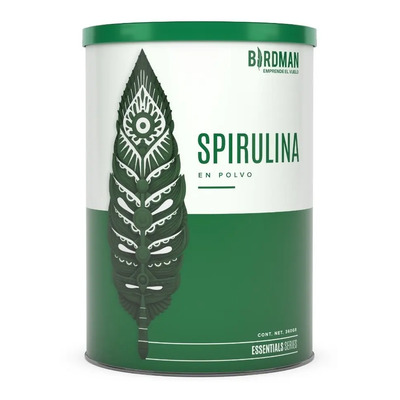Birdman Espirulina en Polvo | Alga Spirulina con Clorofila Vitamina A, Hierro & Zinc | 120 Porciones | MercadoLibre