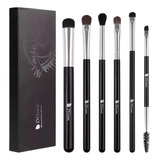 Set De Brochas - Maquillaje - Sombras Ojos - Negro