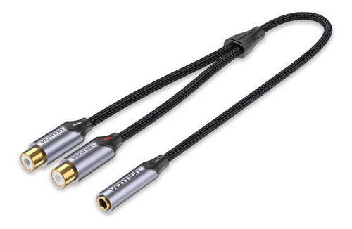 Cable De Audio Vention Auxiliar 3.5mm A 2rca Hembras 30cm