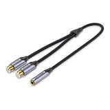 Cable De Audio Vention Auxiliar 3.5mm A 2rca Hembras 30cm