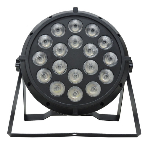 Foco Par  Led  Flat De 18 Led De 10watts  4en1 ( Rgbw )