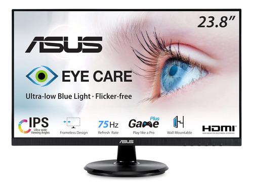 Monitor Asus Va24dq De 23,8 1080p Full Hd 75 Hz