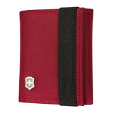 Victorinox Cartera Tres Dobleces, Protección Rfdi, Roja 6119