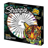 Marcadores Sharpie Ruleta Tierra Tigre X 30 Colores C