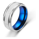 Anillo Argolla Para Hombre Fabricado En Acero Inoxidable