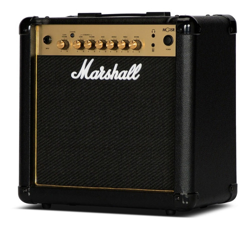 Amplificador Marshall Mg Gold Mg15r Para Guitarra 15w Color Negro/dorado