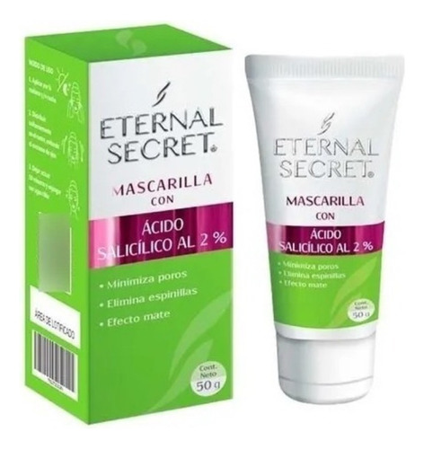 Mascarilla Con Acido Salicilico 2% Eternal Secret Piel Mixta