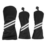 Juego De Fundas De Madera Fairway Head Covers Stripes Club P