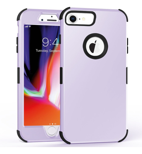 Funda Para iPhone 6/7/8/plus Uso Rudo 3 En 1