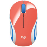 Mouse Inalambrico Logitech M187 Coral