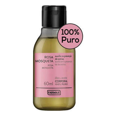 Óleo De Rosa Mosqueta Puro Farmax 60ml | MercadoLivre