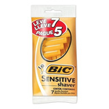 Aparelho De Barbear Bic Sensitive Shaver Leve 7 Pague 5