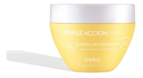 Crema Facial Hidra Reafirmante Triple Acción 40+ Ésika 200g