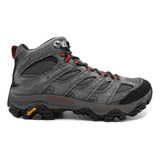 Botas Trekking Merrell Impermeable Cuero Moab 3 Mid Wp