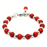 Pulsera Roja ( Amuleto Protector)piedras Naturales