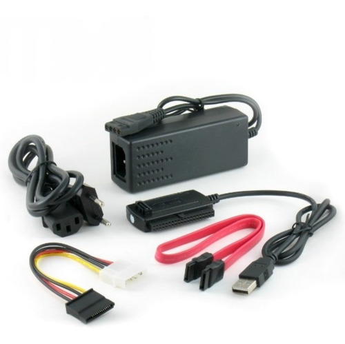 Cable Usb Ide Sata 2.5/3.5 Disco Duro, Dvd, + Fuente 220v