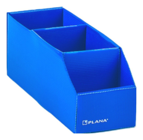 Caja Repuestera Multiuso Plastico N°4 30x10x11cm Pack X5 Color Azul