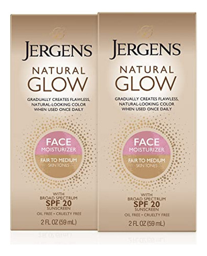 Bronceador  Jergens Loción Autobronceadora Facial Natural Gl