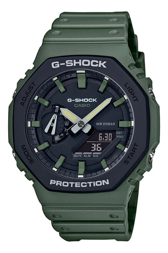 Relógio Casio G-shock Masculino Verde Ga-2110su-3adr