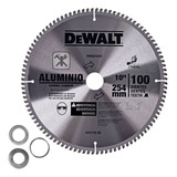 Disco Serra Circular P/ Aluminio 10  254mm 100 Dentes Dewalt