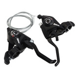 Set X 2 Shifter Tipo Shimano Compatible 3x7 21v X Par + Freno Integrado + Cambio