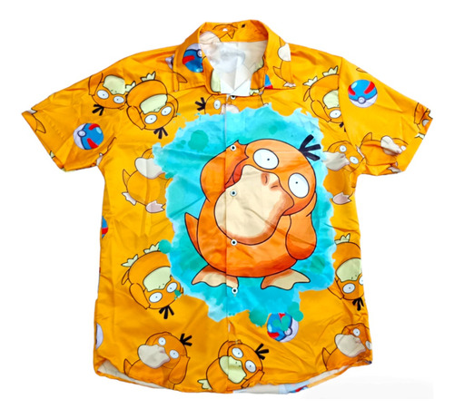 Camisa Hawaiana Pokémon Anime. Regalo 