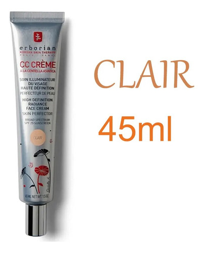 Crema Erborian Cc Cream Korea Illumination Spf 25, Coverage