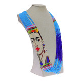 Collar Largo Frida Kahlo Mujer Pack 2 Piezas