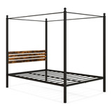 Base De Cama Con Dosel Industrial Matrimonial Gpl