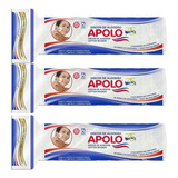 Algodão Apolo 70g Disco Ziplock Kit Com 3 Unidades