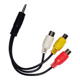 Cable Video Audio Hembra 3 Rca A  3.5 Mm Miniplug  -mg-