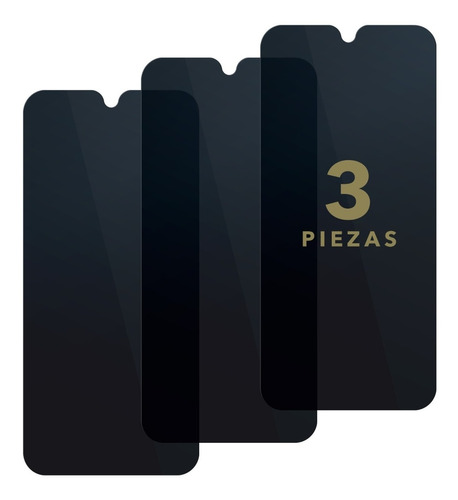Pack X3 Cristal Privacidad Moto X4 Z3 Z4 G6 G7 G8 One Edge G