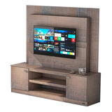 Combo Mueble Rack + Panel Soporte Para Tv Led Smart  Moderno