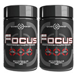 2x Gamer Power Nutrition Focus Brain Up Nootrópico Cerebral