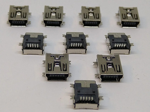 10x Centro De Carga Para Control Ps3 Mini Usb Conector Plain