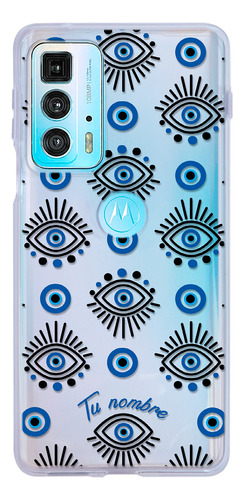 Funda Para Motorola Ojo Turco Nazar Con Tu Nombre