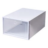 Caja De Zapatos Transparente Engrosada Tipo Cajón, Plegable,