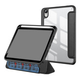 Forro Acrílico Hibrida Convertible Para iPad 10 10.9 Transpa