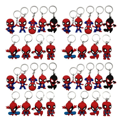 36pc Llavero Spiderman Muñeca De Vengadores Marvel Llavero