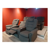 Sillon Poltrona Relax Cine 3 Cuerpos Usb Posavasos