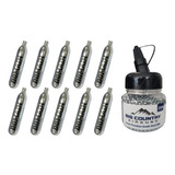 Pack 10 Tanques Co2 Domain De 12g Con 1500 Balines 4.5mm