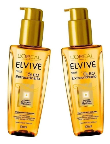 Aceite Oleo Extraordinario Elvive Loreal Paris Pack 2un.