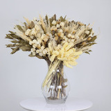 Arranjo Desidratado Flores Raras Mini Proteas + Vaso