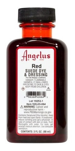 Angelus Suede Dye Red