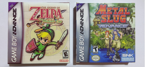 Zelda Minish Cap + Metal Slug Advance Nuevos Con Caja